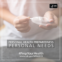 Prepare Your Health Personal Health Preparedness Personal Needs
