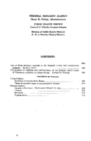 Public Health Reports  v 66 no 16  table of contents