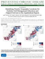 Identifying Priority Geographic Locations for Diabetes SelfManagement Education and Support Services in the Appalachian Region