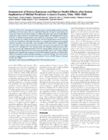Assessment of human exposure and human health effects after indoor application of methyl parathion in Lorain County Ohio 19951996