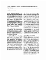 Design Methods To Control Violent Pillar Failures In RoomAnd Pillar Mines  Synopsis