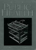 Public Health Reports  v 115 no 6  cover