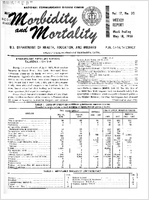 Morbidity and Mortality Weekly Report Vol 17 No 20 week ending May 18 1968