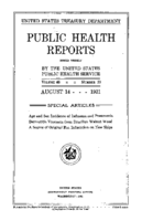 Public Health Reports  v 46 no 3  cover