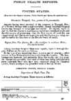 Public Health Reports  v 20 no 16 April 21 1905