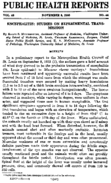 Weekly Reports for NOVEMBER 3 1933
