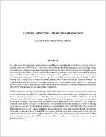 Factors Affecting ANFO Fumes Production