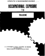 Occupational exposure to toluene