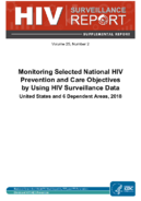 Monitoring selected national HIV prevention and care objectives by using HIV surveillance data  United States and 6 dependent areas 2018