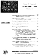 Public Health Reports  v 77 no 10 October 1962  table of contents