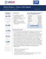 West Africa  Ebola outbreak fact sheet 27 fiscal year FY 2015