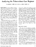 Analyzing the tuberculosis case register