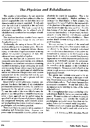 The physician and rehabilitation