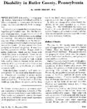 Disability In Butler County Pennsylvania