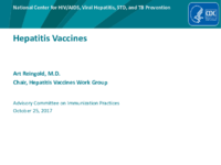 Hepatitis Vaccines