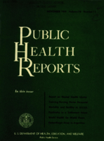 Public health reports  v 73 no 11  cover