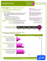 CDC National Survey Maternity Practices in Infant Nutrition and Care mPINC Nebraska 2015 Report