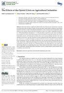 The Effects of the Opioid Crisis on Agricultural Industries