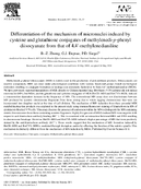 Differentiation of the Mechanism of Micronuclei Induced by Cysteine and Glutathione Conjugates of MethylenediPPhenyl Diisocyanate from That of 44Methylenedianiline