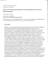 Induction of ALOX5 during polarization of M1 macrophages by multiwalled carbon nanotubes