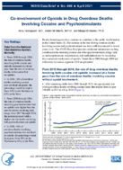 Coinvolvement of opioids in drug overdose deaths Involving cocaine and psychostimulants