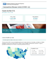 Coronavirus disease COVID19 cases in the US last updated on May 25 2020