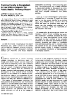 Training faculty in Bangladesh to use a microcomputer for public health followup report