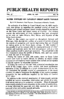 Weekly Reports for APRIL 22 1927