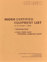 NIOSH Certified Equipment List as of October 1 1985