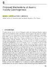 Proposed Mechanisms of Arsenic Toxicity Carcinogenesis