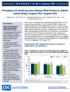 Prevalence of Cardiovascular Disease Risk Factors in Adults United States August 2021August 2023