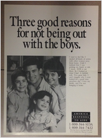 Three reasons for not being out with the boys