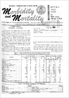 Morbidity and Mortality Weekly Report Vol 19 No 6 week ending February 14 1970