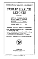 Public Health Reports  v 46 no 9  cover