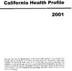 California Health Profile 2001