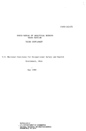 NIOSH Manual of Analytical Methods 3rd Edition  3rd Supplement