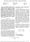 Experimental Investigation of OnLine Methods for Incipient Fault Detection