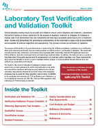 Laboratory Test Verification and Validation Toolkit