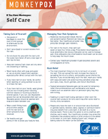 If You Have Monkeypox Self Care 202209