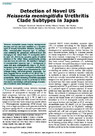 Detection of Novel US Neisseria meningitidis Urethritis Clade Subtypes in Japan