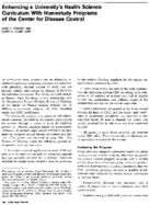 Enhancing A Universitys Health Science Curriculum With Home study Programs Of The Center For Disease Control