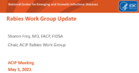 Rabies Work Group update