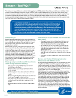 Benzen  ToxFAQs  CAS so 71432