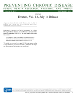 Erratum Vol 13 July 14 Release