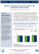 Dental care utilization among adults aged 1864 United States 2019 and 2020