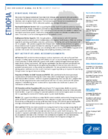 CDC Division of Global HIV  TB Country Profile Ethiopia July 2018