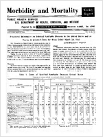 Morbidity and Mortality Weekly Report For release April 1 1960 Vol 9 No 12