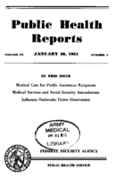Public Health Reports  v 66 no 4  cover