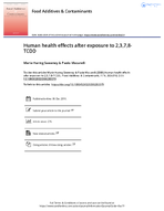 Human Health Effects After Exposure to 23 78TCDD
