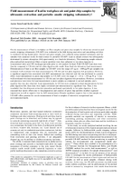 Field Measurement of Lead in Workplace Air and Paint Chip Samples by Ultrasonic Extraction and Portable Anodic Stripping Voltammetry